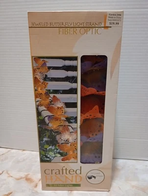 Hilo de luz mariposa de fibra óptica con joyas nuevo en caja 10 mini luces vintage 2004 Foto 1 de 4