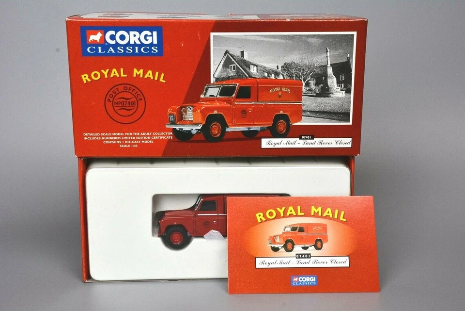 Corgi 07401 Royal Mail Land Rover LWB Pick-Up - Image 1 of 4