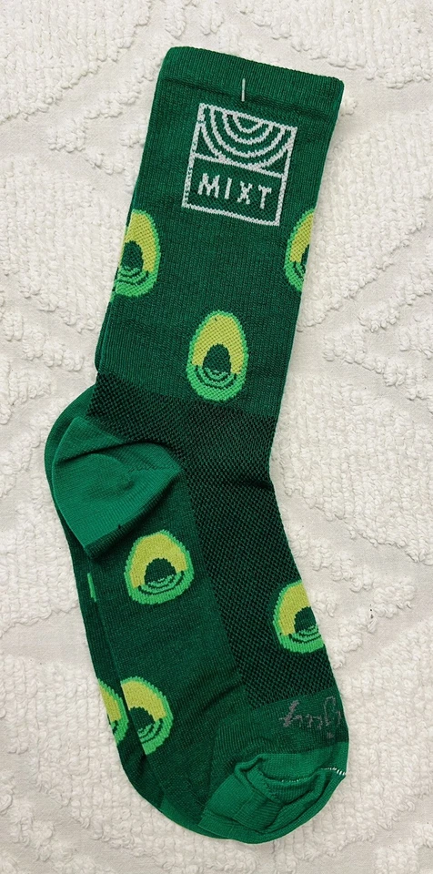 Socks SockGuy MIXT Avocado 6” Crew Cycling/Running Green New Without Tags - Image 1 of 1
