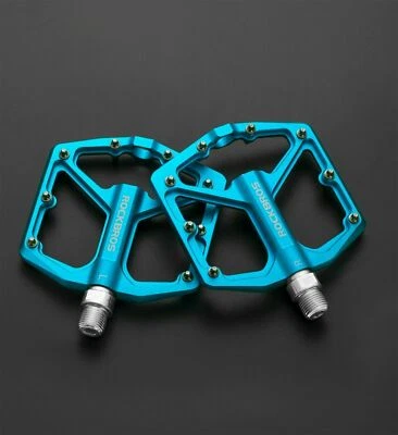 RockBros Mountain Bike Pedals Carbon Fiber Sealed Bearing Bicycle Pedals 9/16" - Image 1 of 4