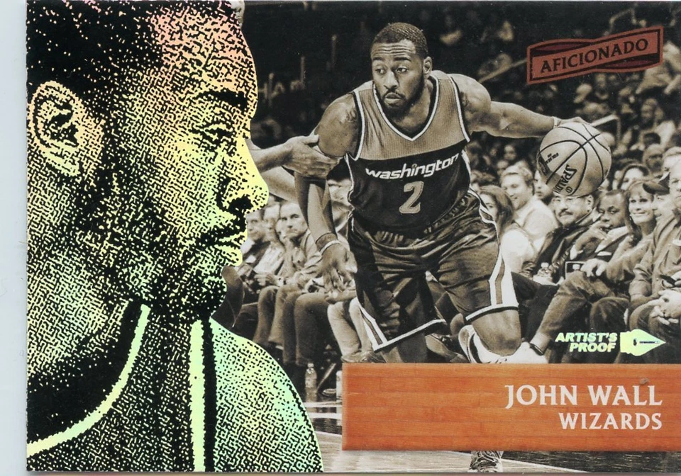 John Wall 2016-17 Panini Aficionado Artist Proof Parallel Base Card #94 Wizards - Image 1 of 1