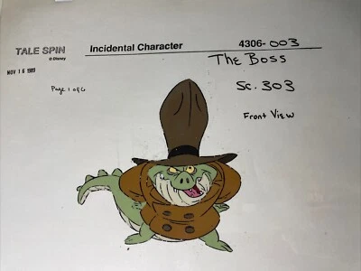 TALE SPIN Animación Celdas Modelo Cel WALT DISNEY Producción Arte De Colección Dibujos Animados I19 Foto 1 de 3