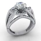 I1 G 1.55 Carat Real Diamond Solitaire Engagement Ring 14K White Gold Appraisal