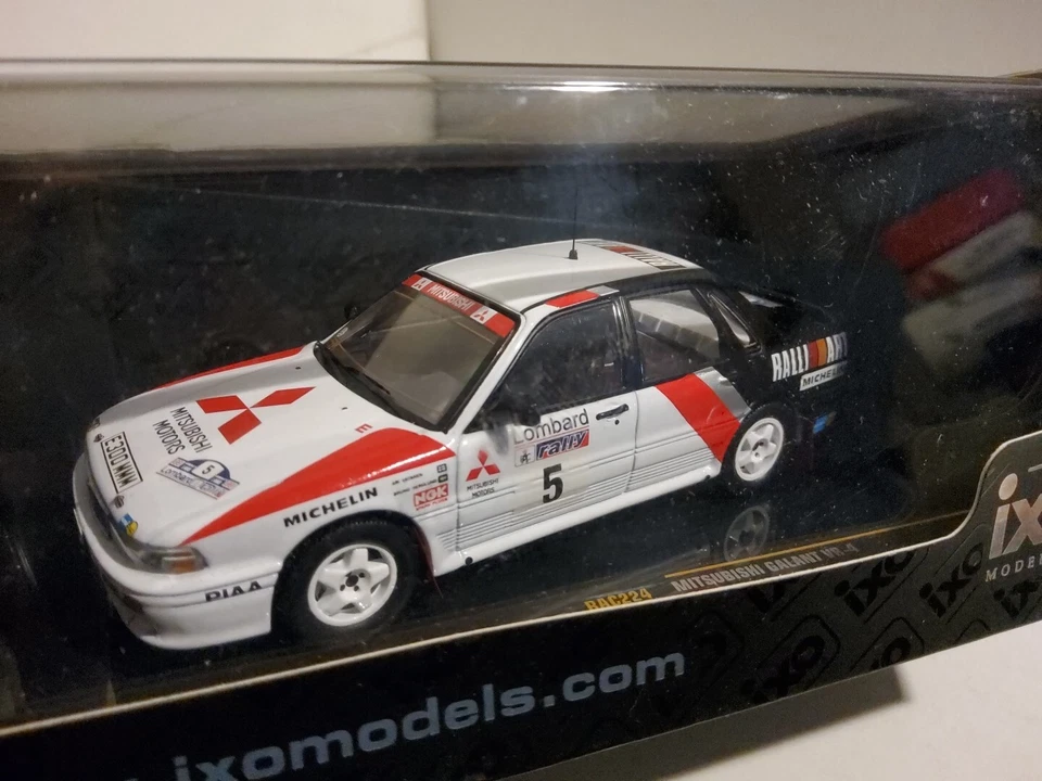 1/43 IXO MITSUBISHI GALANT VR-4 ARI VATANEN 1988 RAC RALLY  . RAC224 - Image 1 of 1