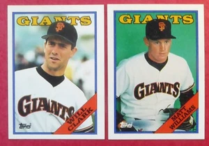 1988 Topps San Francisco Giants Team Set with Traded (31 Cards) - Picture 1 of 1