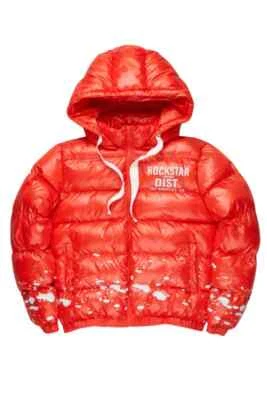 Rockstar art dist. 2.0 RED puffer jacket size S - Image 1 of 4