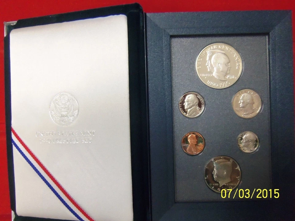 1990-S Proof PRESTIGE SET 6 Coin w/Box and Cert - Image 1 of 1