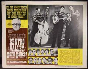 Complete 8 LOBBY CARD SET 1966 JOHN LAIR'S RENFRO VALLEY BARN DANCE - Picture 1 of 8