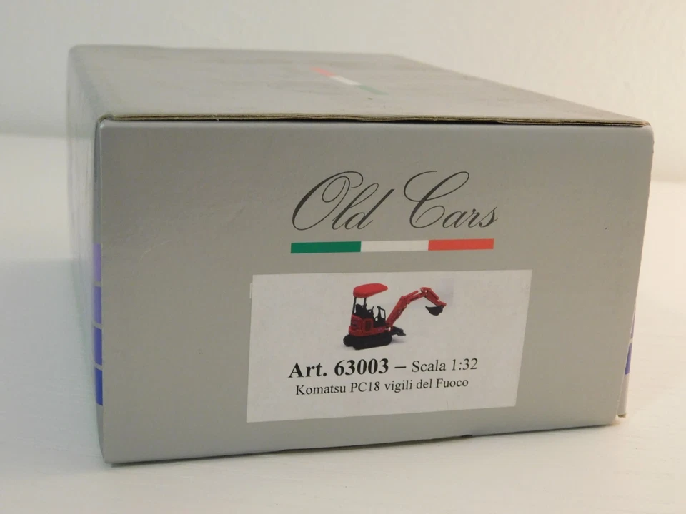Old Cars Komatsu PC18 Vigili del Fuoco 1/32 art. 63003 - Immagine 1 di 2