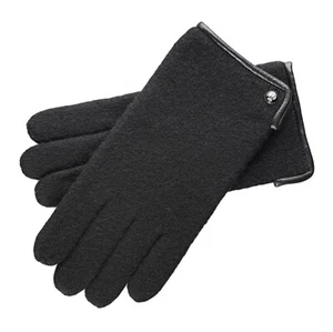 Roeckl Strickhandschuh Herren Lederpaspol anthrazit & black Winter Strick - Bild 1 von 2