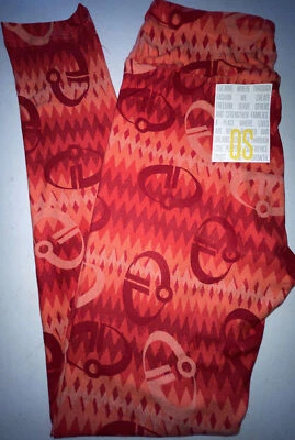 NUEVO Leggings LuLaRoe Talla Única OS (2-10) Rojo Rosa Blanco Coral Disney Increíbles Foto 1 de 4