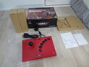 Controller NEO GEO STICK 2 Garou Mark Wolves Limited Red PS2 Tested Work - Picture 1 of 24