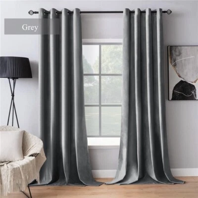 310cm Extra High Velvet Curtains for Christmas Curtains/Drapes - Image 1 of 4