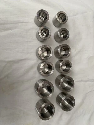 Pistones de acero inoxidable X 12 para adaptarse a pinzas ALCON BRABUS 6 Pot totalmente nuevos Foto 1 de 4