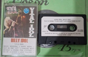 Billy Idol "Vital Idol" Rare Peruvian Cassette - Picture 1 of 3