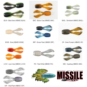 Raketenköder Mini D Chunk (MBMDC) weicher Kunststoffvorrichtung Anhänger jede Farbe auswählen - Bild 1 von 21