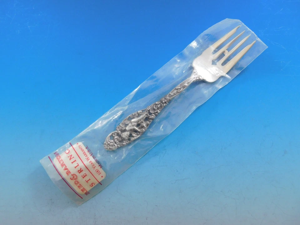 Labors of Cupid by Dominick and Haff Sterling Silver Salad Fork New Unused - Image 1 of 4