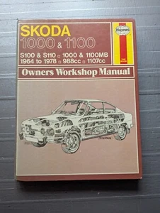 Skoda S100, S110, 1000, & 1100MB 1964-1978 Haynes Owners Workshop Manual - Picture 1 of 7