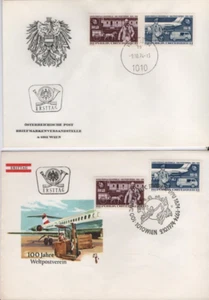 2 x Mi.-Nr. 1466 - 67 -- 100 Jahre UPU  (51) - Picture 1 of 1