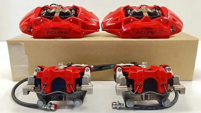 JUEGO BREMBO PINZA FRENO DELANTERO Y TRASERO ACURA INTEGRA TIPO S 2024 ROJO OEM Foto 1 de 4
