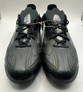 NEW Adidas F50 Pro FG K Soccer Cleats Black Gold IF1358 Mens Size 4.5 Womens 5.5 - Picture 1 of 7