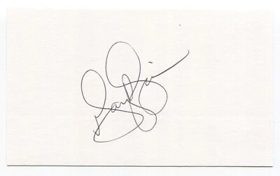 Gary DiSarcina Signed 3x5 Index Card Autographed Baseball Angels - Image 1 of 2