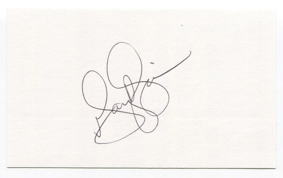 Gary DiSarcina Signed 3x5 Index Card Autographed Baseball Angels - Image 1 of 2