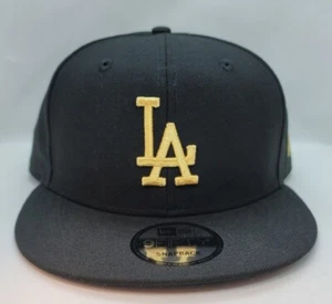 NEW ERA 9FIFTY SNAPBACK HAT.   MLB LOS ANGELES DODGERS.   SCHWARZ. - Bild 1 von 8