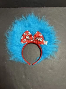Dr. Seuss Thing 1 2 Blue Hair Headband One Two Costume Accessory Halloween - Picture 1 of 7