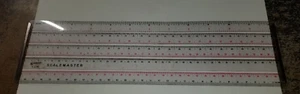 C-THRU Engineers' Scalemaster Ruler E-99 Used Vintage Bloomfield Connecticut - Picture 1 of 2
