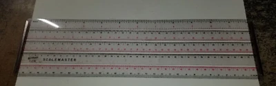 C-THRU Engineers' Scalemaster Ruler E-99 Used Vintage Bloomfield Connecticut - Image 1 of 2