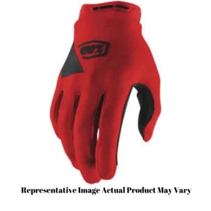 100 Percent Small Red Riding Gloves - 10018-003-10 - Picture 1 of 3