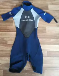 KIDS ALDER SHORTIE WETSUIT 3/2mm TEENAGERS SIZE 8 CHEST SURFING PADDLEBOARDING - Picture 1 of 3