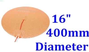 Silicone Heating Pad 16" 400mm Diameter 500W w/PSA  NTC100K Thermister Factory - Picture 1 of 14