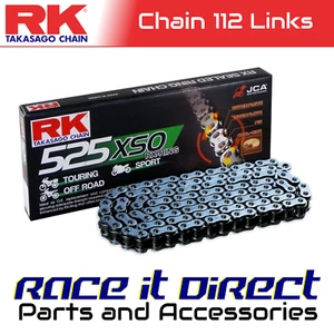 RK Chain for Aprilia 750 Dorsoduro Factory 2010-2016 Black RX-Ring - Picture 1 of 9