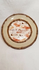 Khols Pillar Candle Holder Rustic Outdoors Decorative Plate - Picture 1 of 6