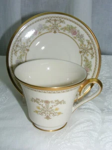 Vintage USA China Castle Garden by Lenox 3" Cup & Saucer Set - Picture 1 of 4