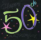 Happy 50Th Birthday Greeting Card - Brand New (Hb50-D7)