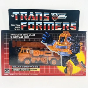 Transformers G1 Grapple Autobot Architect Action Figure Reissue Toys New in Box - Picture 1 of 7