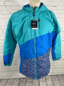 NWT Arctix Bluebird Frost Insulated Full Zip Hooded 5k Snow Jacket Girls XL - Picture 1 of 11
