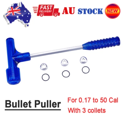 Impact Bullet Puller Hammer Hand Remover Tool With 3 Collets Fits 0.17-50 Cal S - image 1 of 4