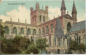 Boots Cash Chemists Postcard “Pelham” Series 403a – The Cathedral, Chester - Picture 1 of 2