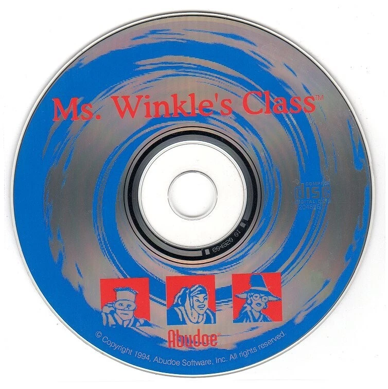 Ms. Winkle's Class (Ages 6-10) (PC-CD, 1994) for Windows - NEW CD in SLEEVE - Image 1 of 2