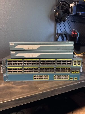 Cisco CCNA CCNP Lab Kit - Cisco Stack - 1800 2960 3560 - Image 1 of 3