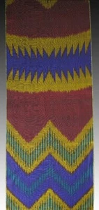 11 Yard HAND MADE UZBEK Natural SILK IKAT ADRAS FABRIC # 152* - Picture 1 of 3