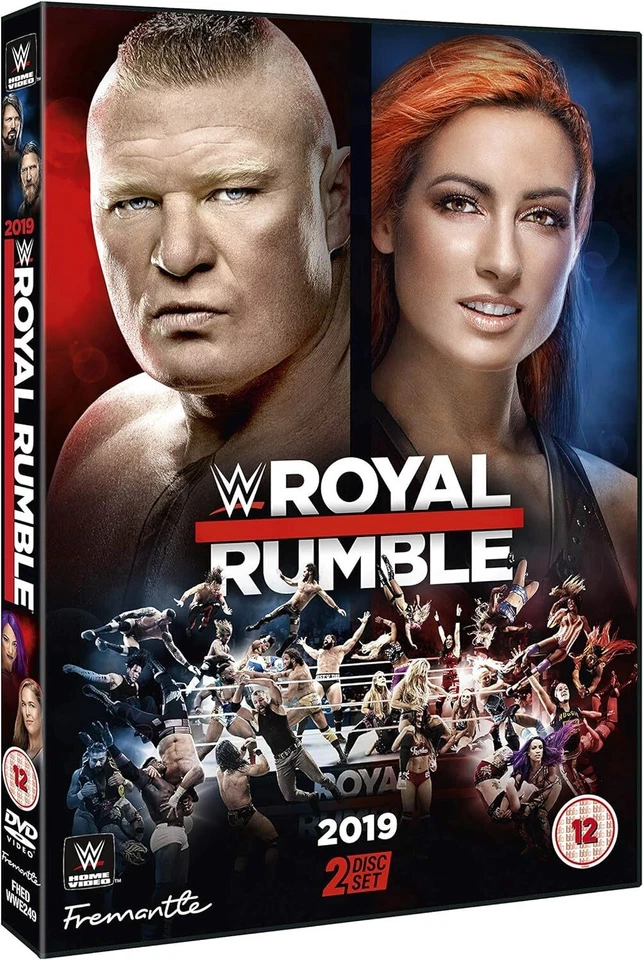 WWE: Royal Rumble 2019 (DVD) Brock Lesnar Becky Lynch Daniel Bryan AJ Styles - Photo 1/1