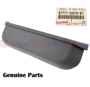 Genuine LandCruiser 79 Series VDJ HDJ Front RH LH Door Trim Map Pocket Grey - Picture 1 of 4