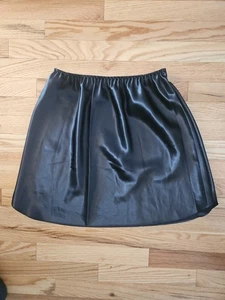 Gonna slip lingerie lusso Farr West vintage XL made in USA NUOVA SENZA ETICHETTE fondo di magazzino nera - Foto 1 di 4