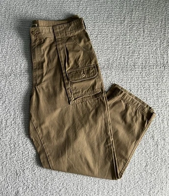 Pantalones cargo Cabela’s para hombre talla 38x32 (38x31) marrón 7 bolsillos ropa de trabajo para excursionistas *defecto Foto 1 de 4