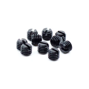 #6-48 x 1/8" Slotted Black Oxide Fine Thread Gun Plug Screws (10 pcs.) - Picture 1 of 3